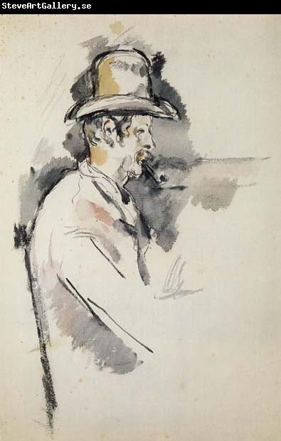 Paul Cezanne Man with a Pipe